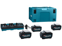 Makita Accu Startset XGT DC40RB / 4x BL4050F