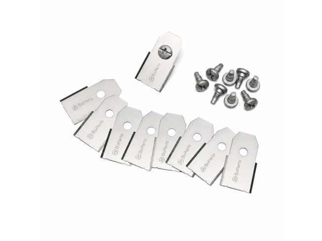 BoParts Automower messet 9 stuks Carbon staal BoParts Automower messet 9 stuks Carbon staal
